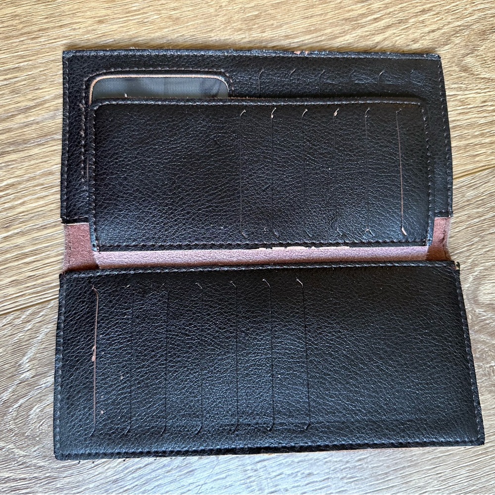 Giorgio Armani Chocolate Brown Leather Card Holder - Picture 4 of 8